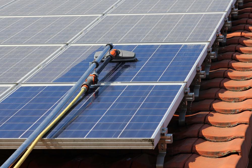 nettoyage panneaux photovoltaïque