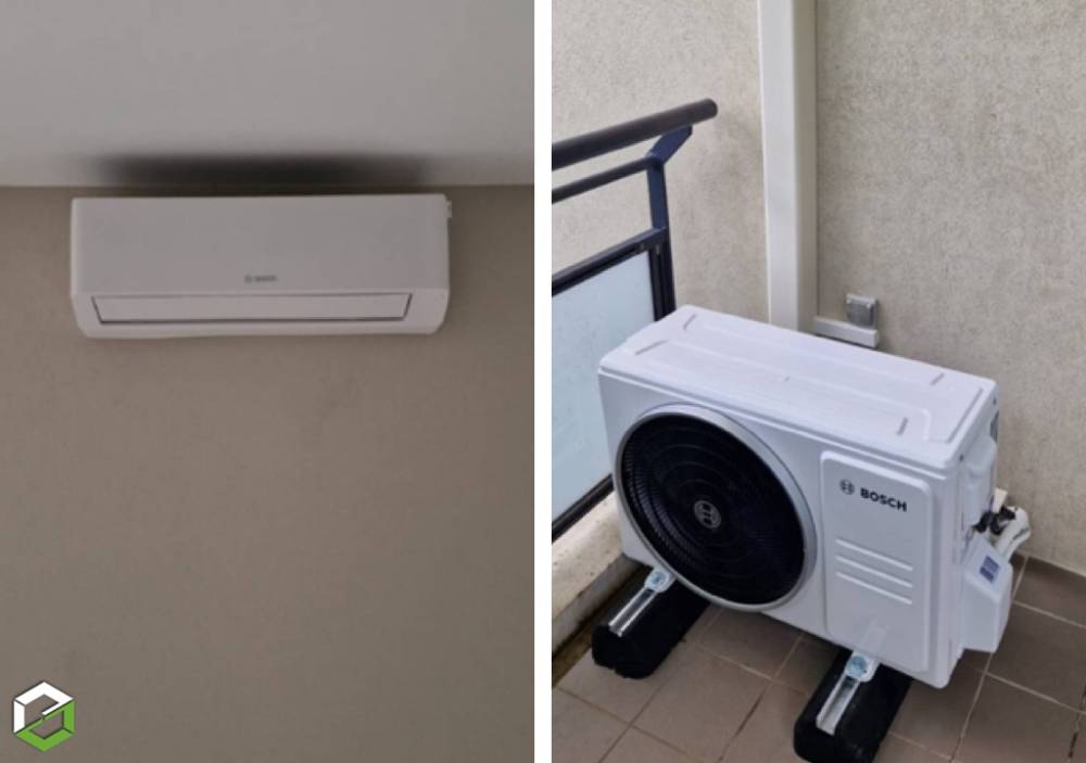 Installation de climatisation réversible BOSCH 7000i DECINES
