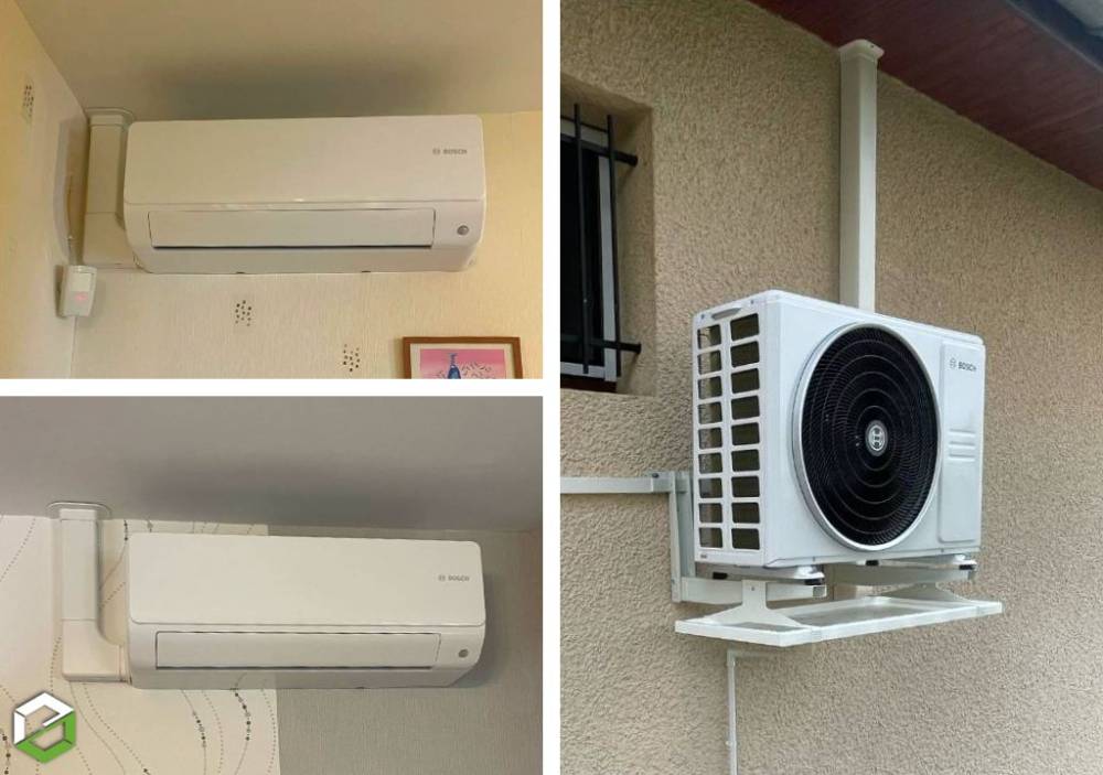 Installation d'une climatisation réversible Bi Split Bosch TIGNIEU