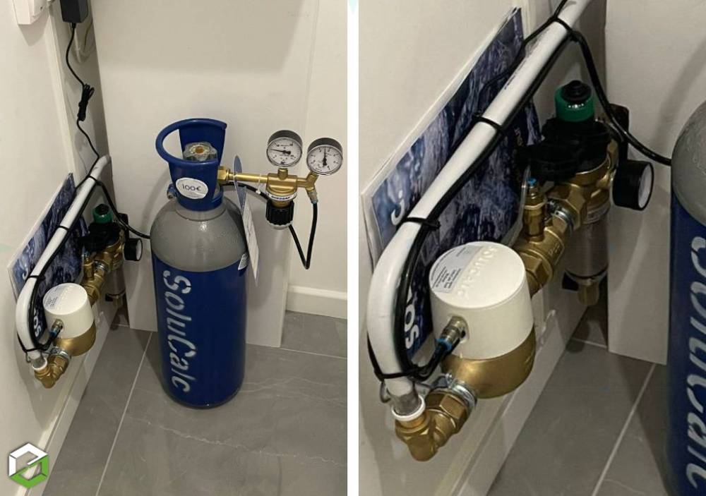 Installation d'un adoucisseur au CO² SOLUCALC TIGNIEU-JAMEYZIEU