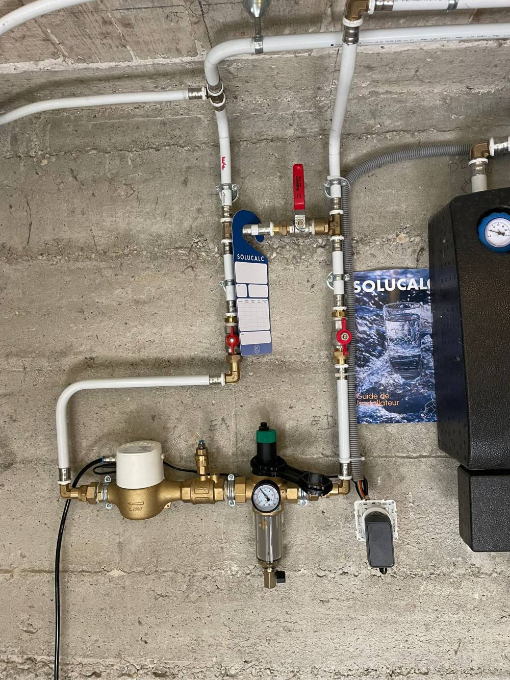 Installation d’un adoucisseur au CO₂ SoluCalc dans une maison en rénovation à Trept