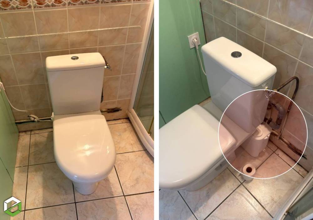 Remplacement d'un WC avec sanibroyeur à Crémieu en Isère (38)